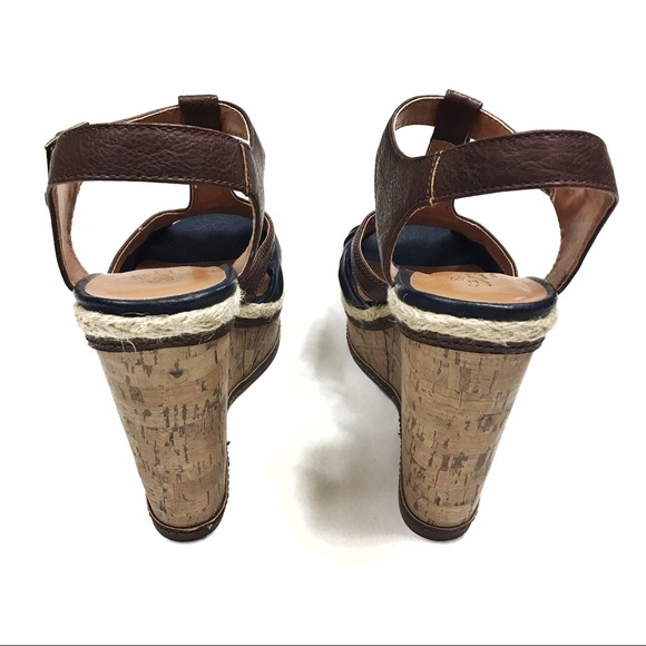 Sbicca Platform Cork Wedges - Picture 4 of 5